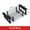 Small black, variant on Kitchen Sink Drain Rack Stainless Steel Extendable Dish Drying Rack Drain basket Fruit Vegetable Washing Drainer Storage rack