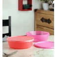 thumbnail image 1 of Tupperware SS Plastic Solid Bowl, Pink, 1L, 2 Pieces, 1 of 4