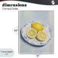thumbnail image 4 of Stupell Industries Traditional Plate of Juicy Lemons White Framed Giclee Art, 16 x 20, by The Prints Vibe, 4 of 8