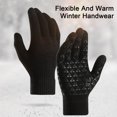 thumbnail image 3 of Winter Gloves for Men And Women Non-Slip Touchscreen Thermal Gloves Velvet Lined Gloves for Cold Weather Hiking Skiing Cycling, 3 of 7