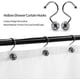 thumbnail image 3 of 12 anillos de gancho de cortina de ducha de metal, gancho de ducha cromado para revestimiento de cortina de ducha, bola hueca para accesorios de cortina y barra de ducha de baño, 3 of 5