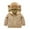 C-Brown85, variant on DHFJKG Newborn Boys Girls Teddy Jacket Windproof Hooded With Ears Solid Color Fuzzy Jacket For Kids Warm Cute Comfort Outerwear