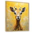 thumbnail image 2 of Designart "Modern Art Vibrant Caprine Likeness" Animals Goat Floater Framed Canvas Prints, 2 of 5