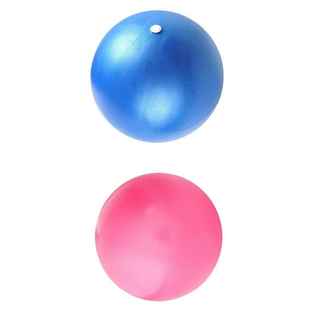 2 piezas Mini pelota de yoga PVC estabilidad entrenador Pilates entrenamiento en hogar