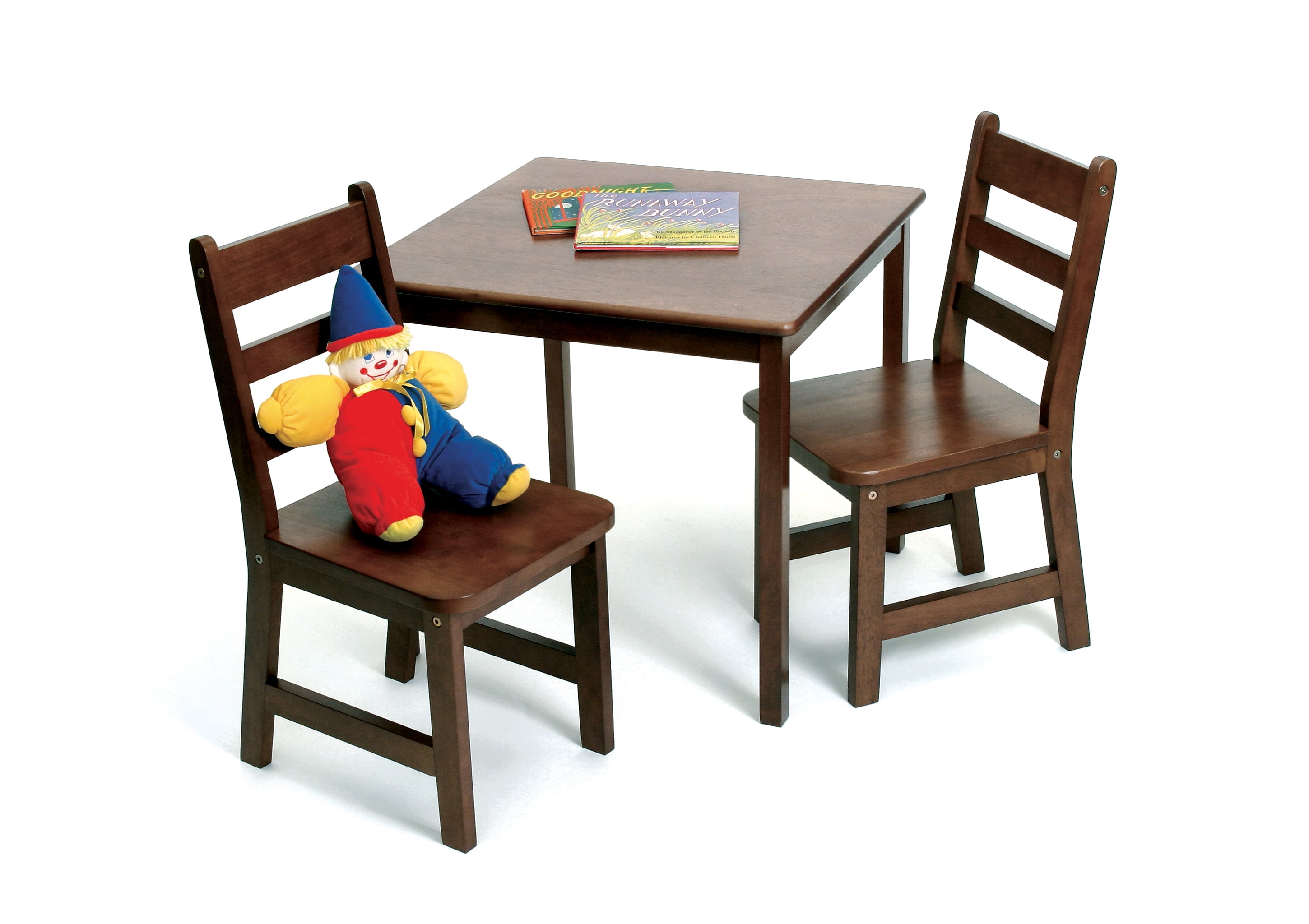 Lipper Child S Square Table Chairs 3 Piece Set Multiple Colors Lipper Child S Square Table Chairs 3