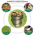 thumbnail image 6 of Portable 10-Gallon Camping Trash Can: Foldable and Ideal for Leaves, Garbage, Lawn, and Outdoor Cleaning, 6 of 7