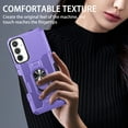 thumbnail image 3 of Decase for Samsung Galaxy A10s,Galaxy A10s Rugged Case Support Magnetic Car Mount Military Grade Drop Protection Heavy Duty Armor Phone Cover with 360° Ring Kickstand - Purple, 3 of 7