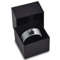 thumbnail image 3 of Tungsten Thumbs Up Emoji Band Ring 8mm Men Women Comfort Fit Gray Flat Cut Brushed Polished, 3 of 4