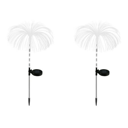 

Cuoff Garden Solar Outdoor Lights MultiColor Changing Jellyfish Ground Lights LED Lamp Path-way Home Decor White