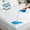 White, variant on King Size Mattress Protector, Waterproof Ultrasonic Noiseless Mattress Pad Cover, White Soft Breathable with Deep Pocket 6-18", Fitted Washable Sheet for Bed