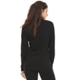 thumbnail image 2 of Womens Woolverino Micro 1/4 Zip Black XXX-Large, 2 of 7