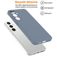 thumbnail image 5 of For Samsung Galaxy S24 Phone Case, Ebizware Shockproof Liquid Silicone Case Full-Body Protective Rugged Rubber Slim Cover with Microfiber Lining for Galaxy S24 (Gray), 5 of 9