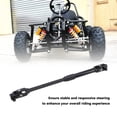 thumbnail image 3 of Shaft 530mm M14 30T Steering Shaft Steel Alloy Strong Structure Steering Rack for Go Kart ATV Quad Mini Bike, 3 of 7