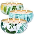 thumbnail image 2 of PYAN-Citronella Candles Outdoor, 3-Wick Large Citronella Candles for Patio, 3 Packs Natural Soy Wax Summer Candle Set, 200 Hours Long Lasting Burning Lemongrass Scented Candle for Garden Balcony Camp, 2 of 3