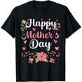 thumbnail image 2 of 100% Cotton Unisex Happy Mother's Day Mommy Cute Floral Women for Mom Grandma T-Shirt, 2 of 5