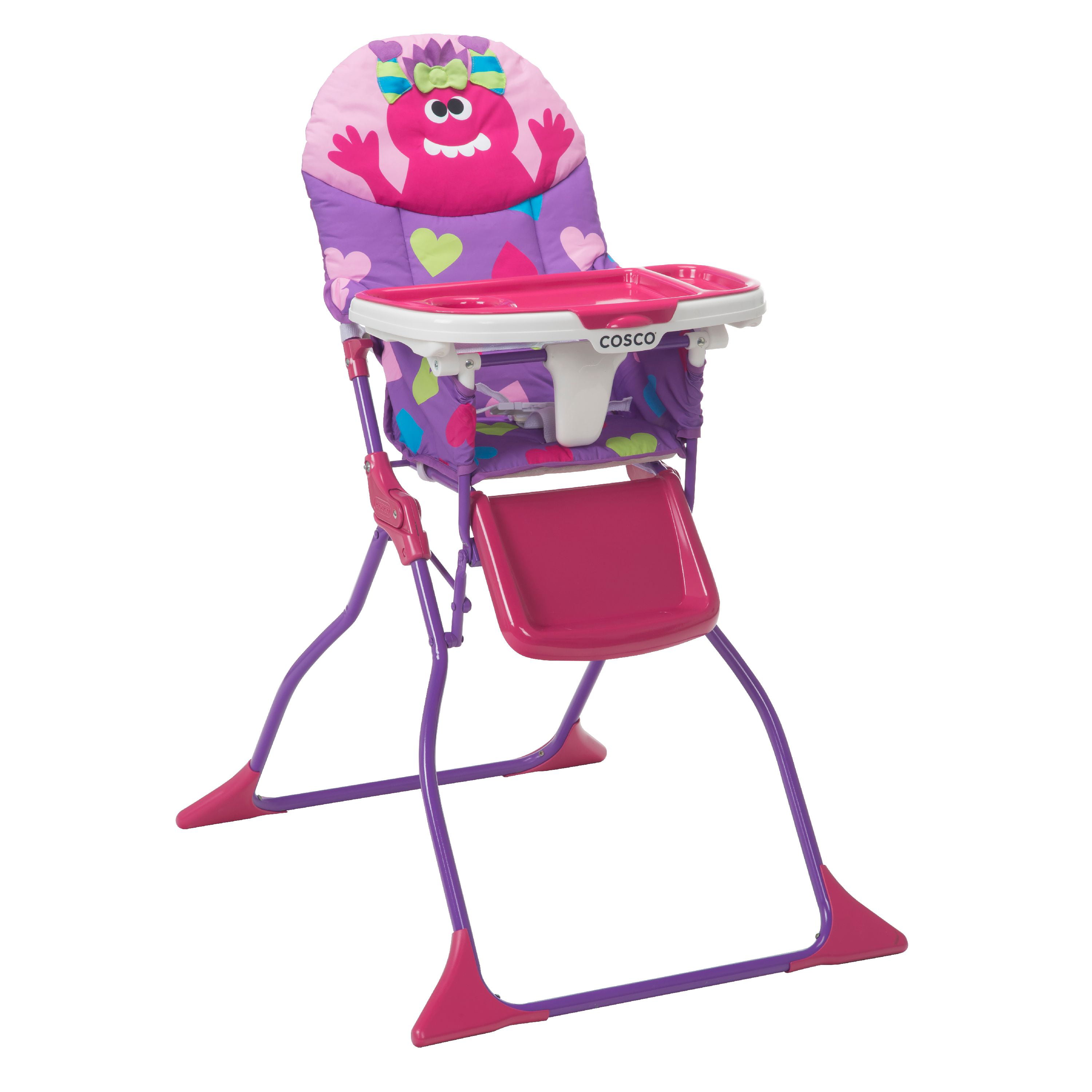 Cosco Simple Fold™ Deluxe High Chair, Monster Shelley