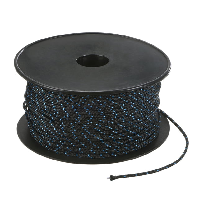 Cuerda de arranque de retroceso Uxcell 2.5mm 100m Cuerda de nylon para motosierra Negro Azul