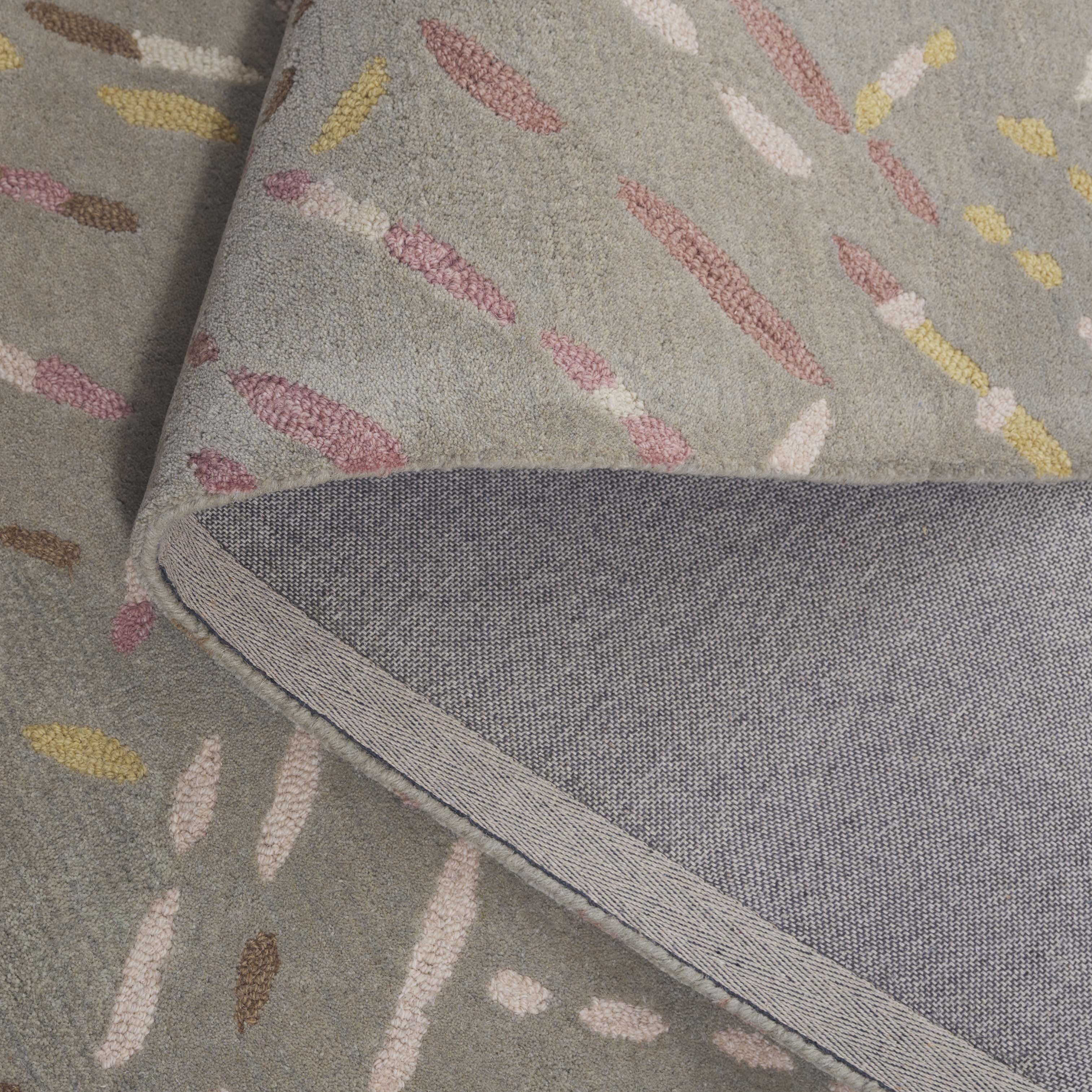 SAFAVIEH Metro Rodina Geometric Striped Area Rug, Taupe/Pink, 5' x 8'