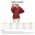 thumbnail image 6 of Ribbed Knit Pullover Sweater Batwing Long Sleeve Crewneck Side Slit Women Top for Autumn Winter Wine Red XXL, 6 of 6