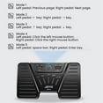 thumbnail image 2 of Wireless Page Tuner Pedal Bluetooth Foot Pedal Music Page Turner Pedal for Phones Tablets, 2 of 5