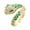 Green, variant on Women Finger Ring Adjustable Opening Sparkling s Snake Shape Ring Cocktail Party Jewelry Gift