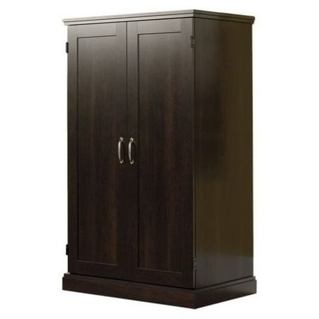 Bowery Hill Wooden Computer Armoire in Cinnamon Cherry