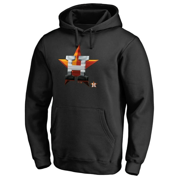 Men's Black Houston Astros Midnight Mascot Pullover Hoodie