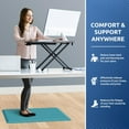 thumbnail image 4 of Kitchen Mat Cushioned Anti Fatigue Kitchen Rug 0.8inch Non Slip Standing Mat Comfort Floor Mats for Sink Office (17.3"x60",Grey), 4 of 7