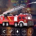 thumbnail image 3 of Camión rociador de agua Camión rociador de agua Camión de bomberos Juguetes educativos no tóxicos con simulación de luz y sonido Camión de bomberos eléctrico ANGGREK Otros, 3 of 7
