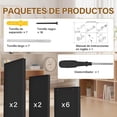 thumbnail image 4 of Repisas Flotantes, 2 Piezas Repisas Flotantes de Pared(58 * 10 * 12CM), Estantes Flotantes Montado en La Pared para Baño, Cocina, Negocio y Más Soportan hasta 12 kg, Fáciles de Instalar, 4 of 6
