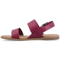thumbnail image 3 of Journee Womens Lavine Multi Strap Flat Sandals, 3 of 11