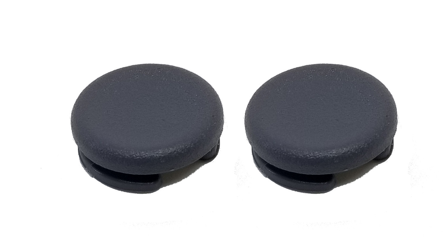 Games&Tech 2Pcs Grey Analog Stick Cap Joystick Cover Replacement for