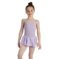 thumbnail image 2 of Elowel Kids Toddler Girls Basic Skirted Camisole Leotard Lavender Size 2-4, 2 of 4