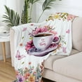 thumbnail image 3 of Coffee Blanket for Women,Super Soft Throw Blanket 50 * 60in for Couches Chairs Beds, 3 of 6