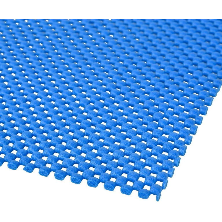 Non-slip net for rubber mats