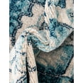 thumbnail image 4 of Unique Loom Parker Collection Area Rug - Kokulu (7' 10" Square Navy Blue/Ivory), 4 of 7