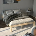 thumbnail image 3 of Costway Queen Size 14'' Wooden Bed Frame Mattress Platform Wood Slats Support Natural, 3 of 10