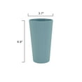 thumbnail image 3 of Mainstays - Blue Eco-Friendly Recycled Plastic Beverage Tumbler, 26-Ounce, 3 of 7
