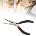 thumbnail image 3 of Long Needle Nose Pliers Clamp Tool Plier DIY Craft Beading Blunt Pliers Jewelry Making Tool Steel Long Nose Pliers, 3 of 4
