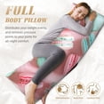 thumbnail image 7 of Naloa Pastel Macarons Delight Body Pillow Cover, Pillowcases with Hidden Zipper Breathable Long Pillow Case (Pillows are not included,20x54 inch), 7 of 7