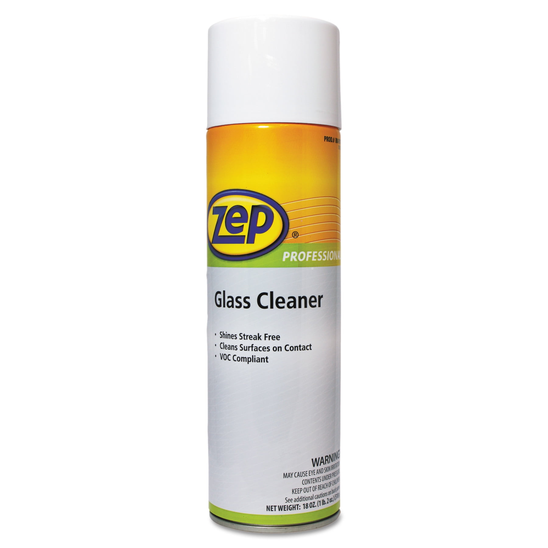Zep Professional Glass Cleaner, 18 oz