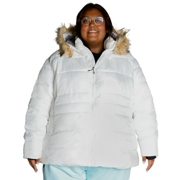 Snow Country Outerwear Women's Plus Extended Size 1X-6X Ski Coat Jacket Luna Down Alternative