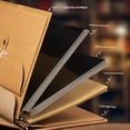 thumbnail image 6 of Leather Scrapbook with Black Card Writing Paper and Envelope for Photo Memories, 6 of 9