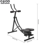 SENDERPICK Ab Trainer Abdominal Workout Machine Waist Cruncher Core Toner, Shaper with LED Monitor,Foldable Core Trainer for Abdominal,fit Home Gym Core Workout Equipment