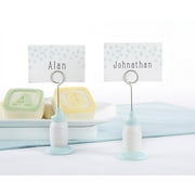 Classic Blue Baby Bottle Place Card Holder - Set of 36 - Perfect Baby Shower Favor & Decoration