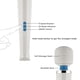 thumbnail image 5 of Auténtico masajeador recargable Magic Wand HV-270 - Velocidad variable multifunción inalámbrica con cabezal de silicona suave y motor ultrapotente para vibraciones profundas, retumbantes y relajantes JAMW Sencillez, 5 of 5