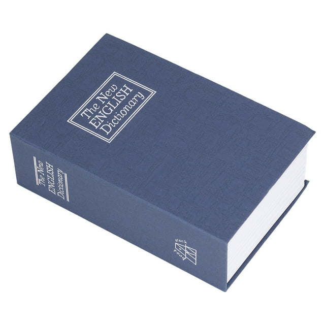 Book Shaped Password Lock Safe Stylish Book Cover for Home Security Safe Accessories