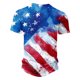 thumbnail image 4 of Camisas de Manga Larga para Hombres Casual Impreso Poliéster Botón Abajo Blusa, Cuello Redondo para el Uso Diario, Al Aire Libre Y de Fiesta, 4 of 5