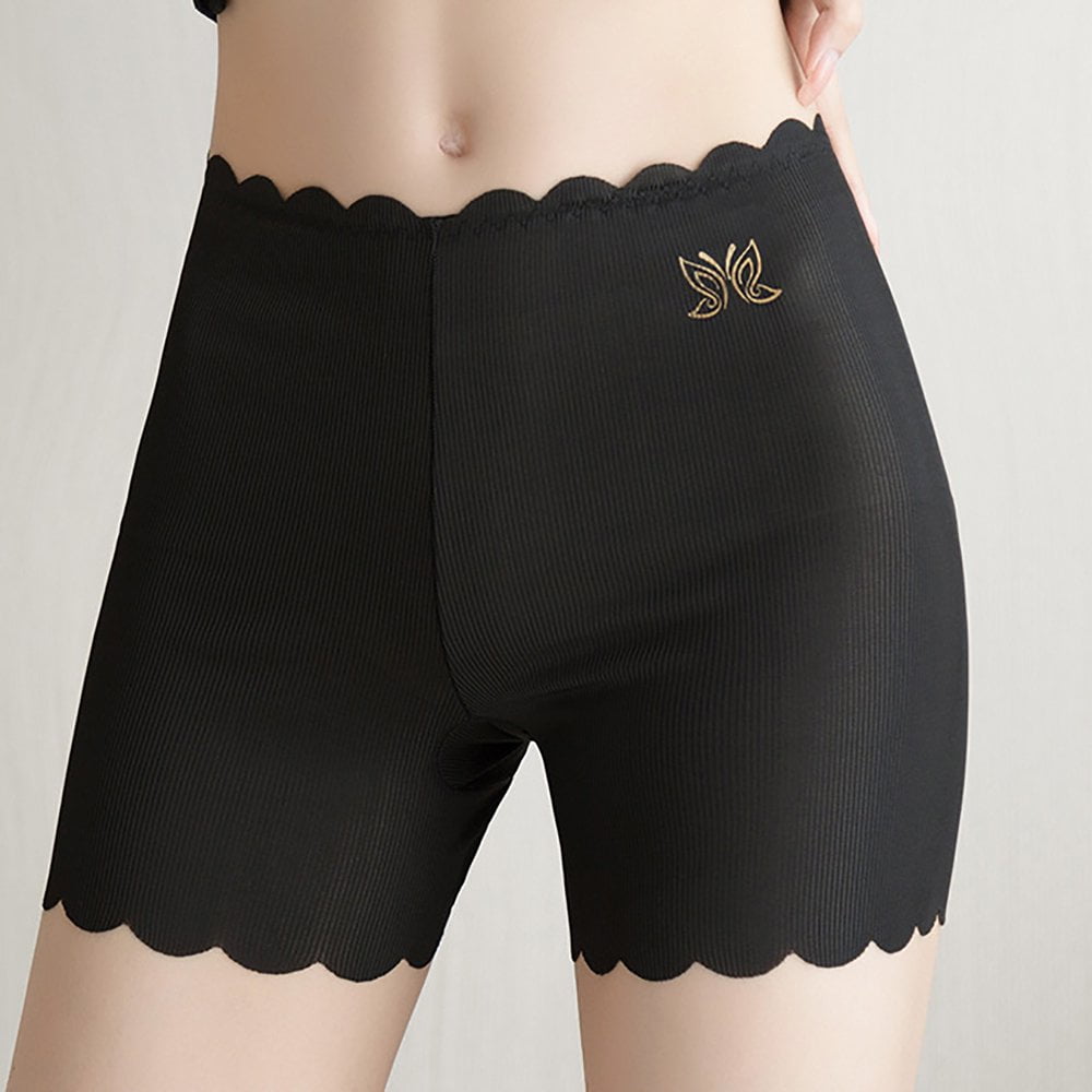 Lindbes Slip Shorts pour sous les Robes Femmes Anti Irritation Shorts Sous Vetements Sans Couture sous Robe Shorts Garcon Culottes Walmart