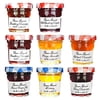 Gift Box of 8 Bonne Maman Mini 1 oz. Jars (1 jar each of Grape, , Apricot, Raspberry, Blueberry, Orange and 2 jars of Strawberry)
